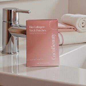 Coco Beauty Korean Coco Bio-Collagen Neck Patches.  Includes 2 boxes